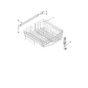 Maytag MDB7759AWW3 upper rack and track parts diagram