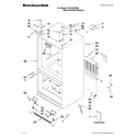 KitchenAid KFCS22EVMS3 cabinet parts diagram