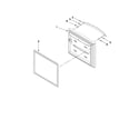 KitchenAid KFCS22EVMS3 freezer door parts diagram
