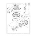 KitchenAid KUDS30FXWH0 pump and motor parts diagram