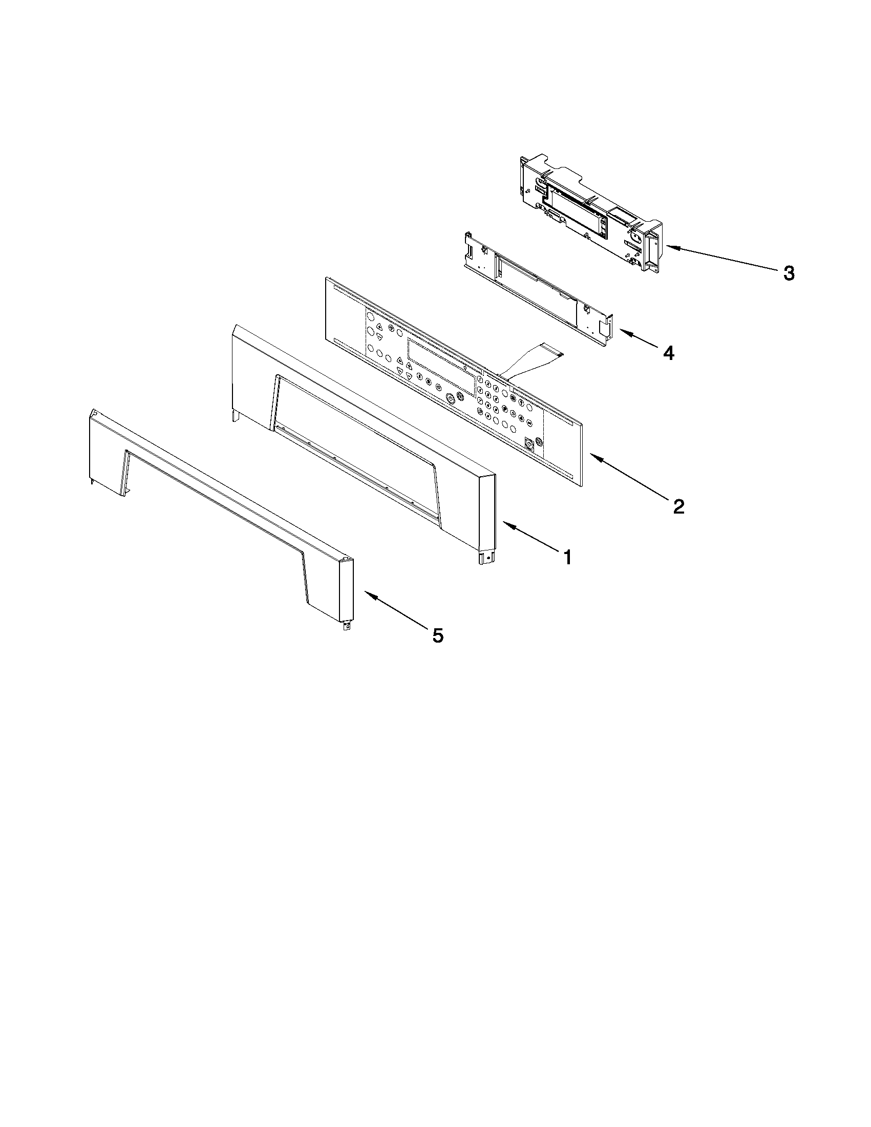 Whirlpool RBS275PVB03 control panel parts diagram