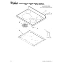 Whirlpool WFE366LVB1 cooktop parts diagram