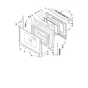 Whirlpool WFE366LVB1 door parts diagram