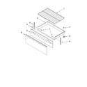 Whirlpool WFE374LVQ1 drawer & broiler parts diagram