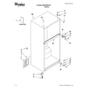 Whirlpool 8W8TXDWFXT00 cabinet parts diagram