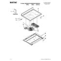 Maytag MER8880AW0 cooktop parts diagram