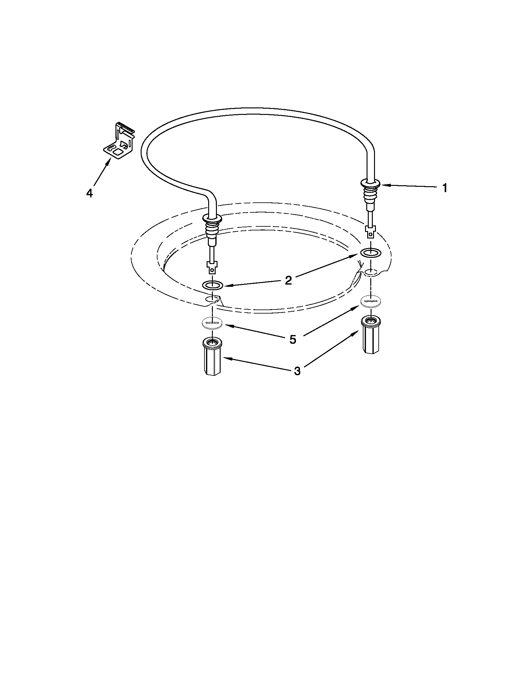 Whirlpool DU1010XTXD5 heater parts diagram