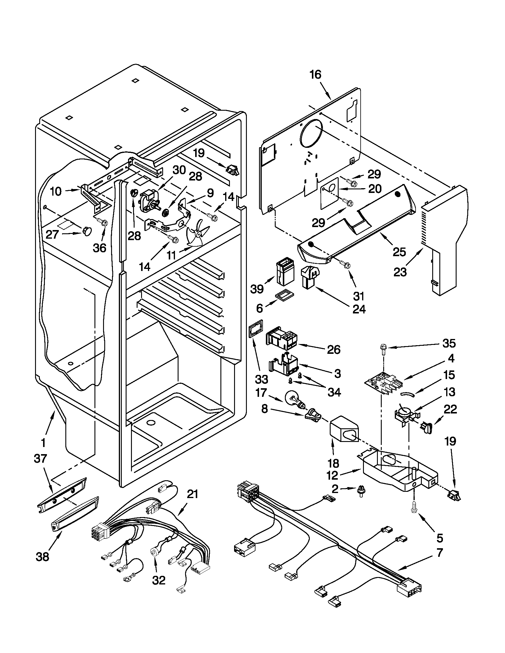 Maytag M8RXCGFXW02 liner parts diagram