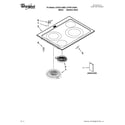 Whirlpool GY397LXUB03 cooktop parts diagram