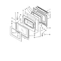 Maytag MGR7775WB3 door parts diagram