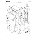 Maytag MIM1554XRS1 cabinet liner and door parts diagram