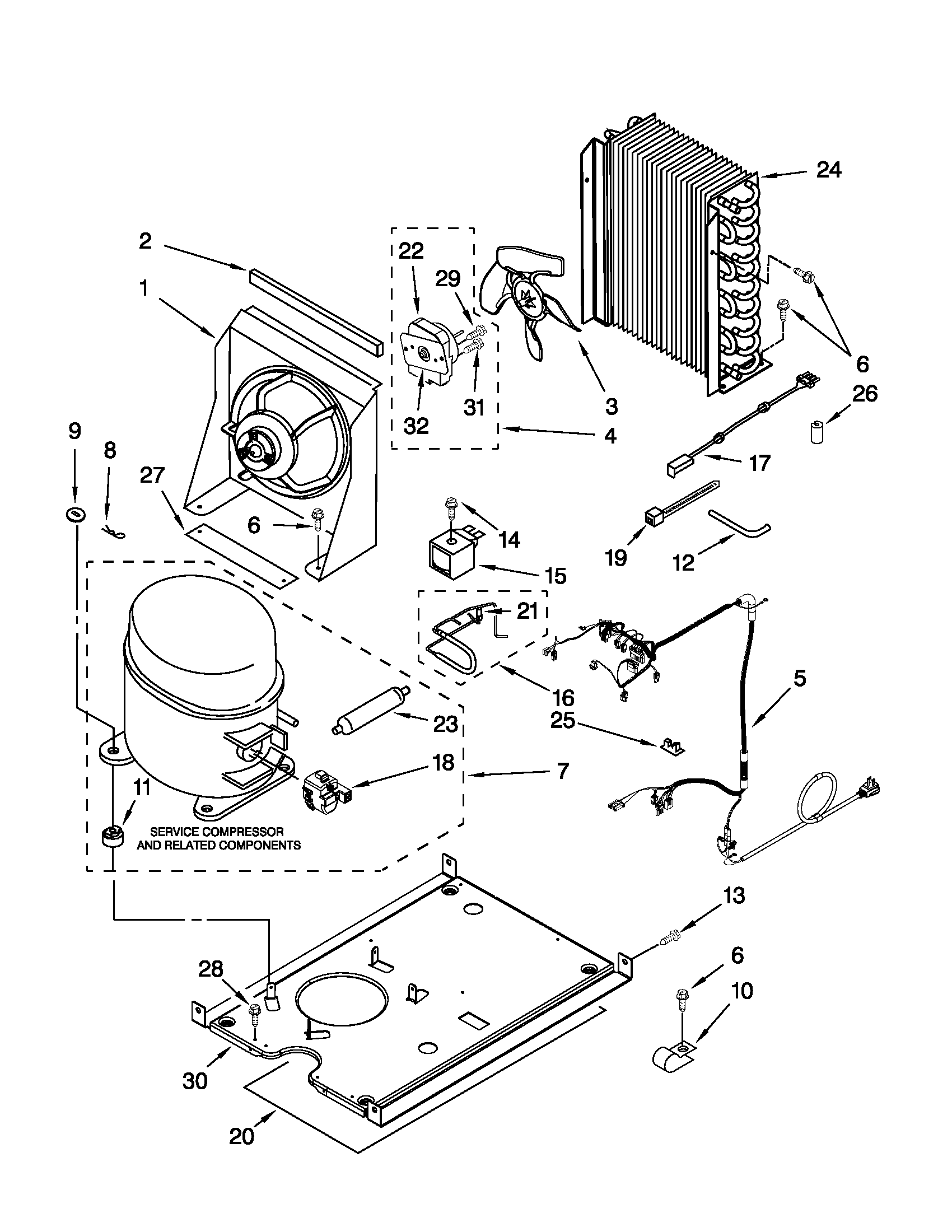 Maytag MIM1554XRS1 unit parts diagram