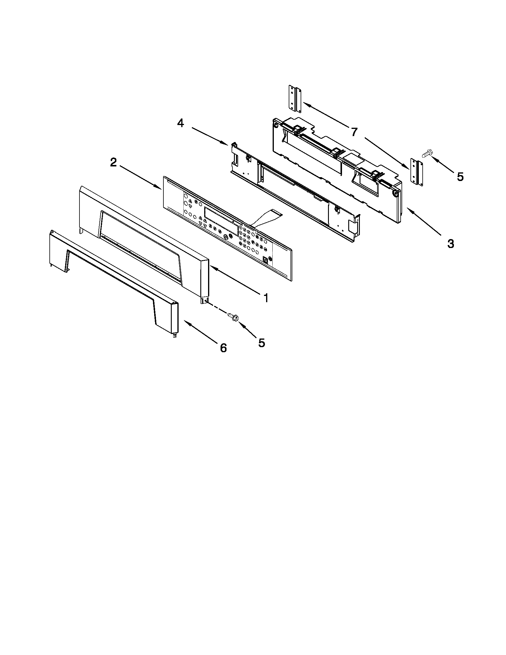 Whirlpool GBS279PVQ04 control panel parts diagram