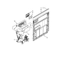 Whirlpool DU1055XTVQA inner door parts diagram