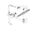 Whirlpool DU1055XTVQA upper wash and rinse parts diagram