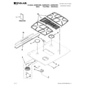 Jenn-Air JGS9900CDF01 cooktop parts diagram