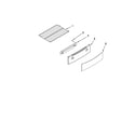 Jenn-Air JGS9900CDF01 drawer and rack parts diagram