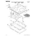 Maytag MEC7430WW01 cooktop parts diagram