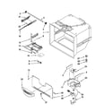 Whirlpool GI7FVCXXB01 freezer liner parts diagram