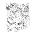 Whirlpool WGD9150WW1 bulkhead parts diagram