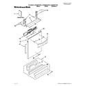 KitchenAid KUDE60FXBL4 door and panel parts diagram