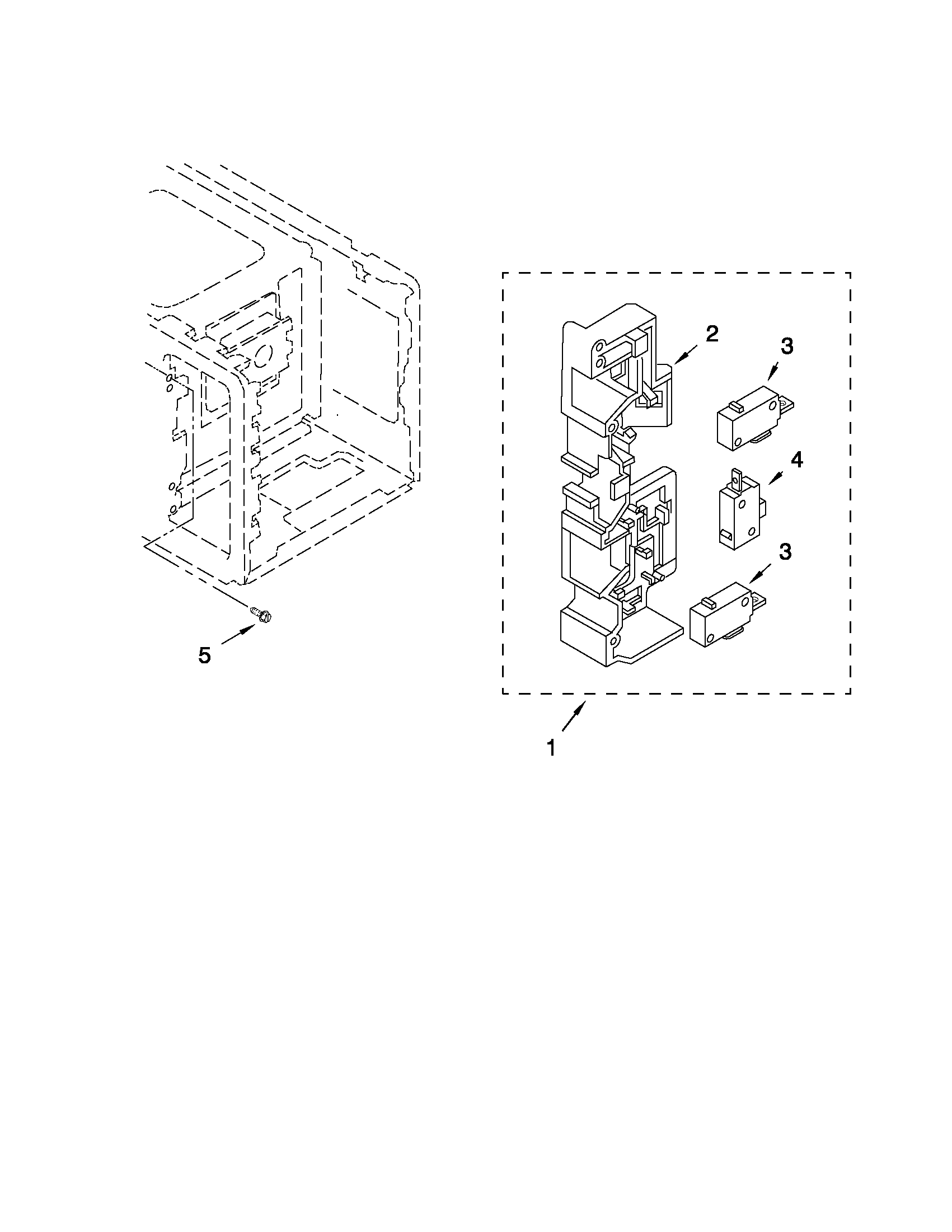 Whirlpool GT4175SPB3 latch board parts diagram