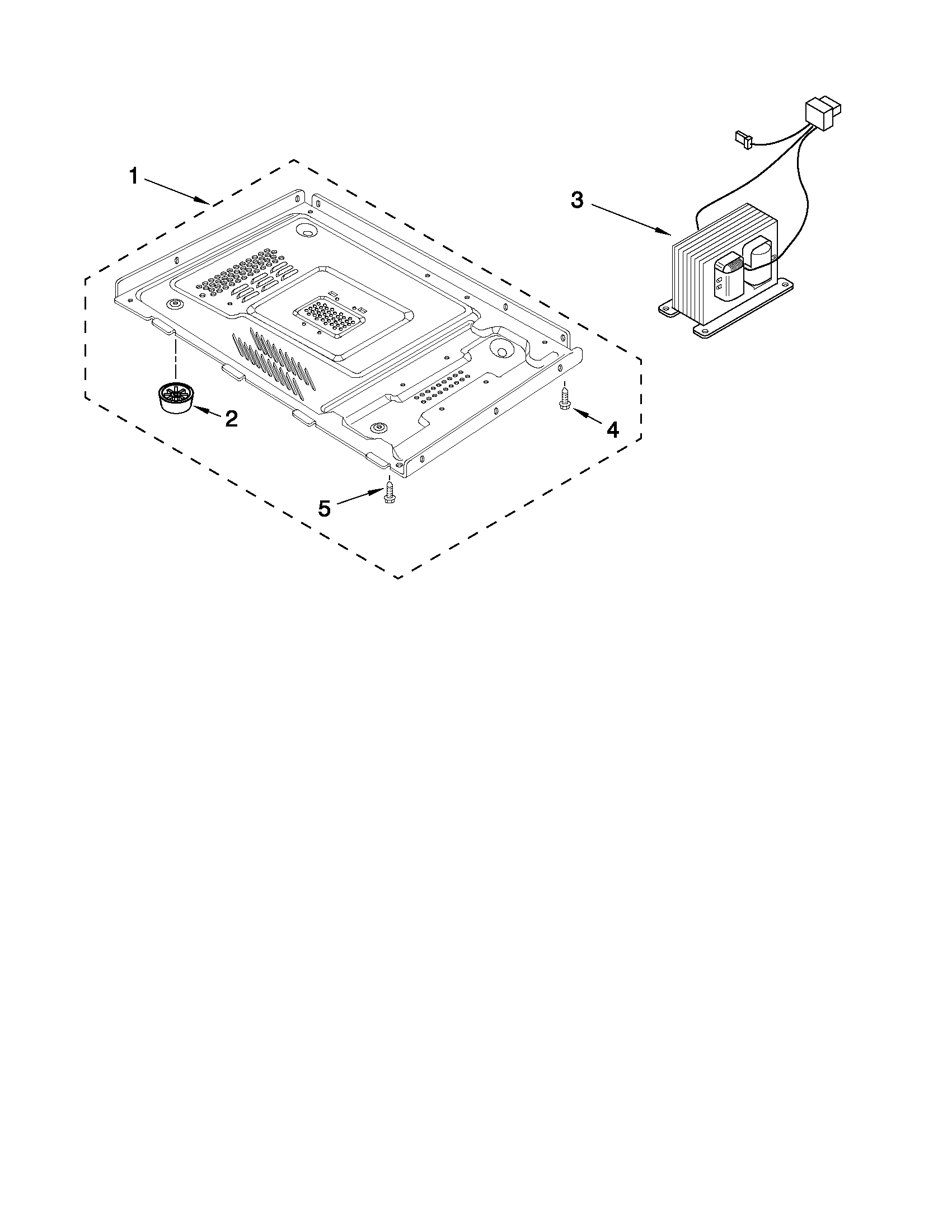 Whirlpool GT4175SPB3 base plate parts diagram