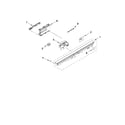 KitchenAid KUDE48FXSS4 control panel and latch parts diagram