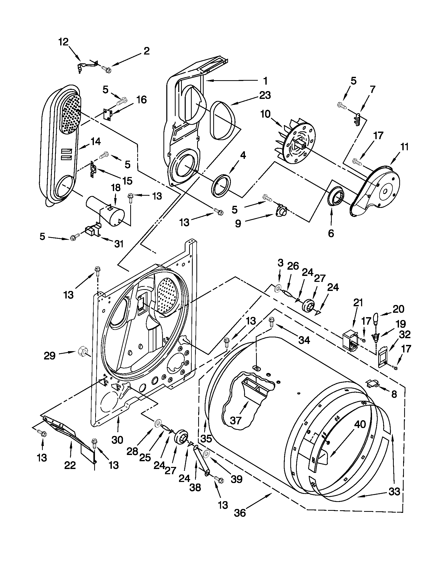 Crosley CGD137SXQ1 bulkhead parts diagram