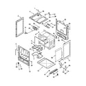 Whirlpool RF350BXGW1 chassis parts diagram