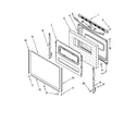 Whirlpool RF350BXGW1 door parts diagram