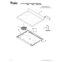 Whirlpool WFE324LWQ0 cooktop parts diagram