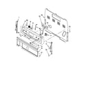 Whirlpool WFE324LWQ0 control panel parts diagram