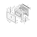 Whirlpool WFE324LWQ0 door parts diagram