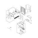 Whirlpool GI6SDRXXY07 dispenser front parts diagram