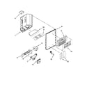 Ikea ISC23CDEXY02 dispenser front parts diagram