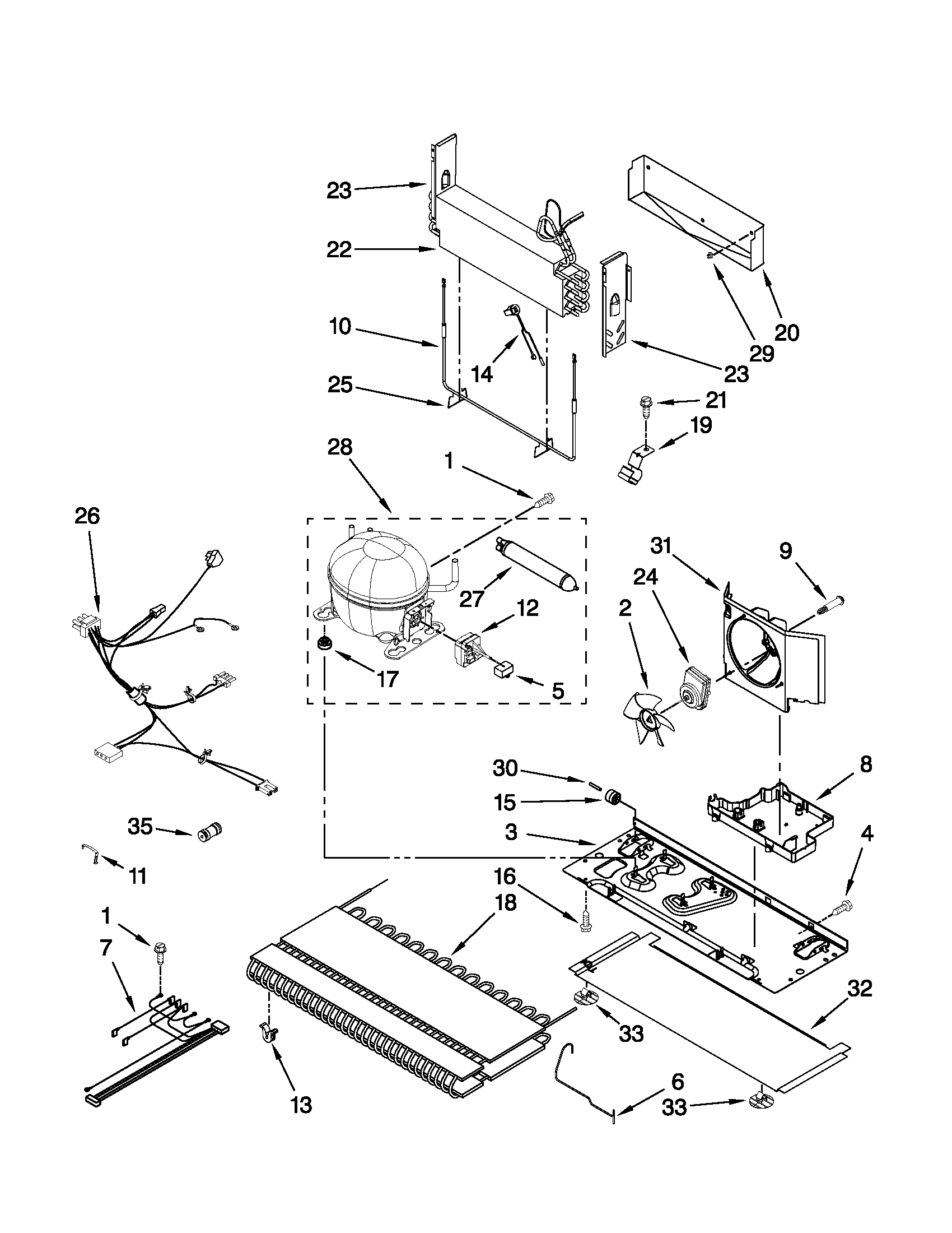 Maytag MFI2269VEB6 unit parts diagram