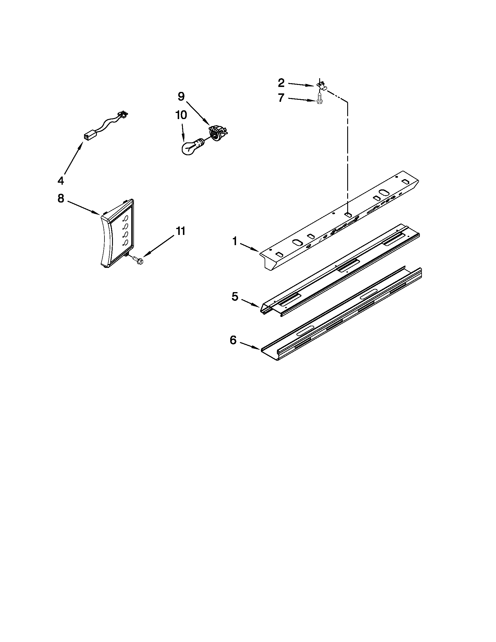 Jenn-Air JS42SEDUDW01 control panel parts diagram