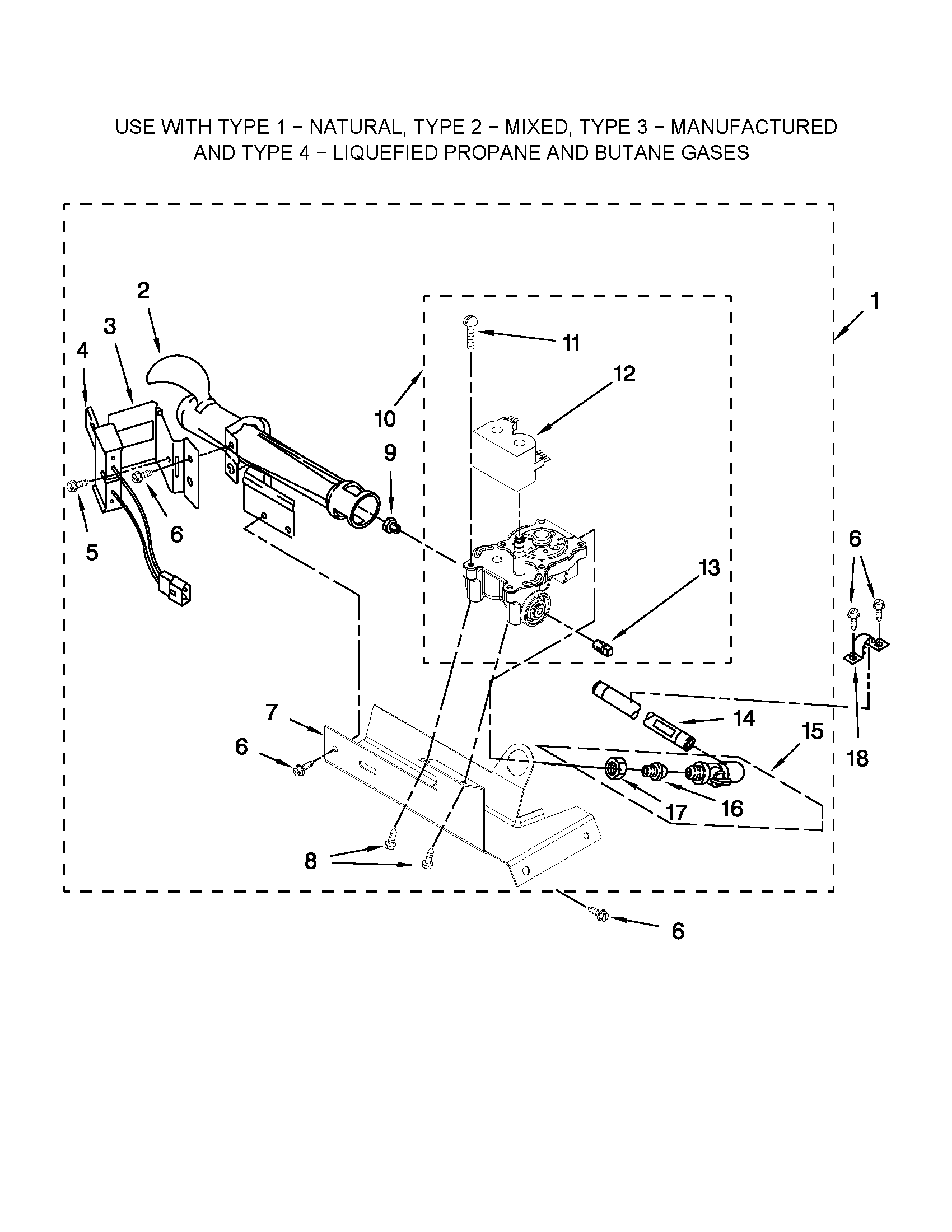 Whirlpool CGM2941TQ2 burner assembly diagram