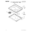 Maytag YMER7765WW2 cooktop parts diagram