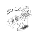 Whirlpool GI5FVAXVL01 icemaker parts diagram