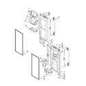 Whirlpool GI5FVAXVL01 refrigerator door parts diagram