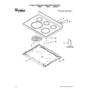 Whirlpool WFE520C0AB0 cooktop parts diagram