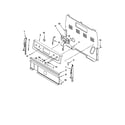 Maytag MER7664XW1 control panel parts diagram