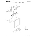 Maytag MDBS469PAW0 door and panel parts diagram