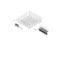 Maytag MDBS469PAW0 lower rack parts diagram