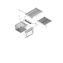 KitchenAid KSSC36QTS05 freezer shelf parts diagram