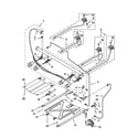 Maytag MGR7665WB2 manifold parts diagram
