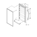 Maytag MQF2056TEW01 door parts diagram