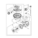 Maytag MDB7759SAW0 pump and motor parts diagram